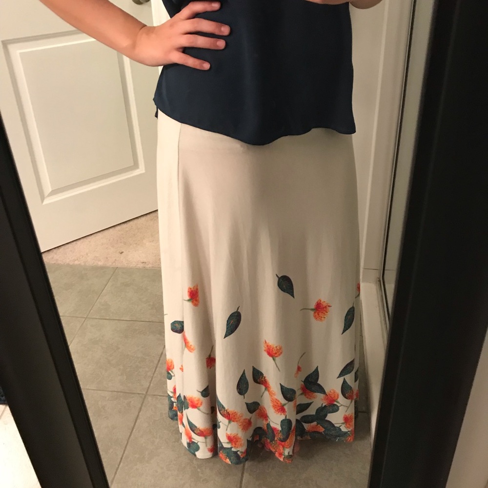 Lularoe Maxi Skirt Floral